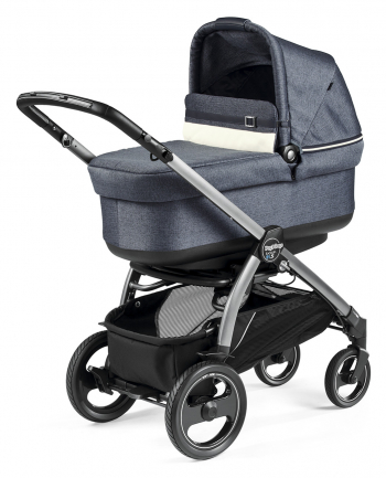 Коляска для новорожденных Peg Perego Book 51 S Pop-Up (шасси White/Black) — Luxe Mirage