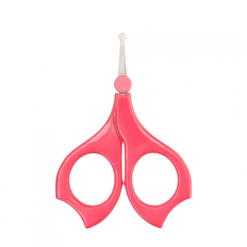 Ножницы детские для ногтей с колпачком Happy Baby — Red