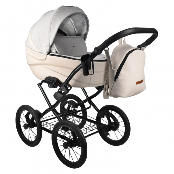 Коляска BEXA IDEAL Classic 14" — бежевый+бежевая кожа