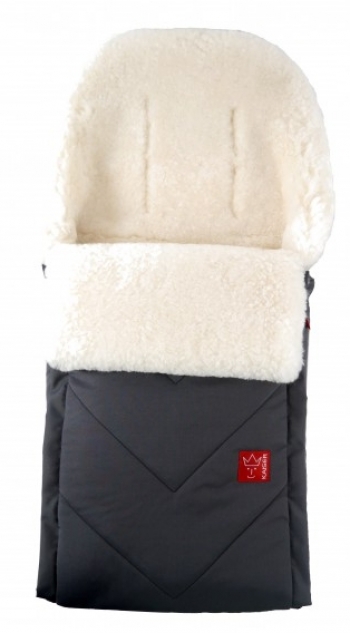 Меховой конверт Kaiser DUBLAS  — Anthracite/White
