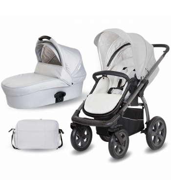 Коляска 2 в 1 X-Lander X-Move — Morning Grey с сумкой