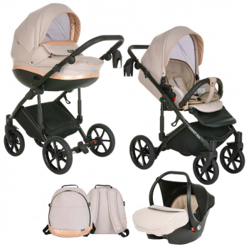 Коляска 3 в 1 Tutis Mimi Style (2021) — Rose Quartz