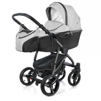 Коляска для новорожденных Esspero Newborn Lux Alu (шасси Black) — Steel