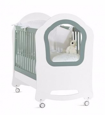 Детская кроватка Feretti "Princier" — Bianco/Menta