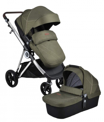 Коляска 2 в 1 Farfello Cloud Baby — CB-11 Хаки