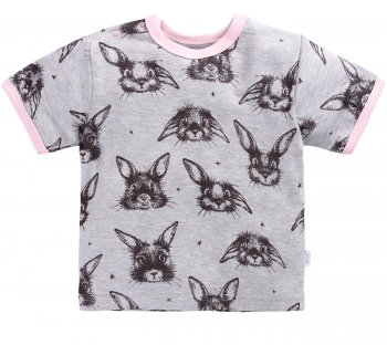 Фуфайка\футболка кор.рукав с плеч.заст. Веселый Малыш 