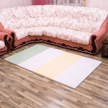 Коврик детский (2000х1200х40) AlzipMat "Silion Mat S" — Eco Duo Olive Green