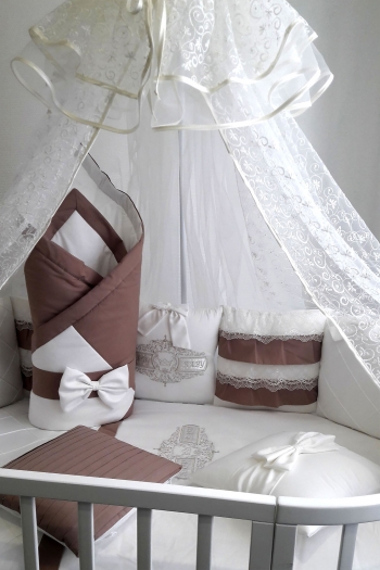 Комплект постельного белья Eco Line Жемчужина (19 предметов) — Какао