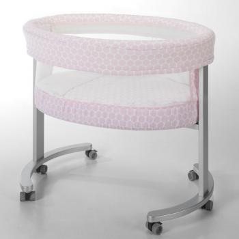 Колыбель Micuna Smart Fresh MO-1456 — Pink Dots/Aluminium