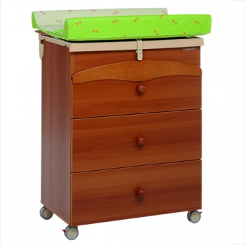 Пеленальный комод Foppapedretti Sonny с ванночкой — Noce