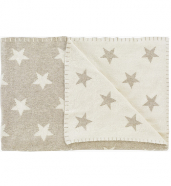 Плед Schardt Big Star, 95х120 см — бежевый