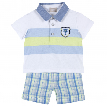 Комплект поло и шорты Chicco, цвет мультиколор
