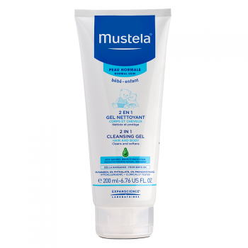 Гель для купания 2 в 1 Mustela Bebe для нормальной кожи 200 мл