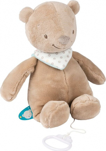 Мягкая музыкальная игрушка Nattou Soft Toy Mia Basile — Мишка 562058