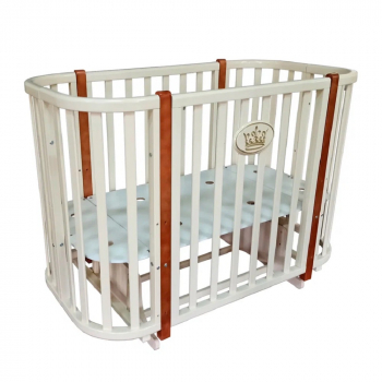 Детская кроватка АНТЕЛ Esenia 2 (маятник) — Слоновая кость/Бук