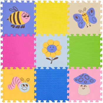 Коврик-пазл 12" с рисунками - NT10 Funkids "Окружающий Мир-10" — 03 / Поляна