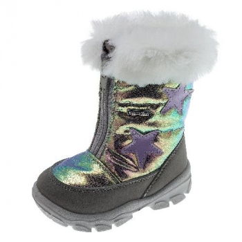 Сапоги Chicco Windy, для девочек, цвет серебристый — размер 290