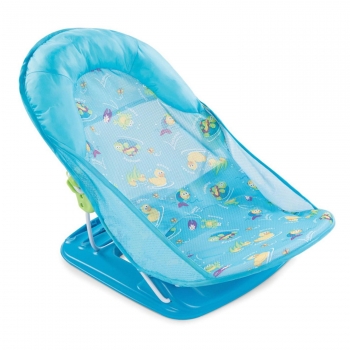 Лежак с подголовником для купания Summer Infant Deluxe Baby Bather — голубой