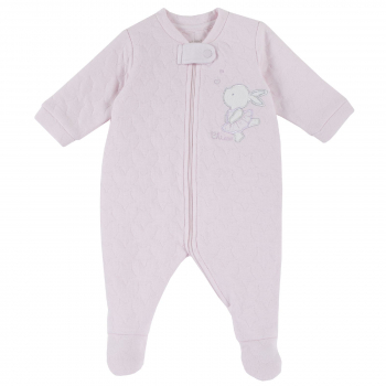 Комбинезон на молнии Chicco для мальчиков и девочек, цвет розовый — Розовый, р.62