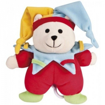 Игрушка мягкая музыкальная Canpol Мишка арт. 2/407, 0+ — клоун