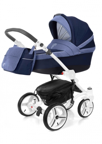 Коляска для новорожденных Esspero Grand Tour (шасси White GT) — Deep Night