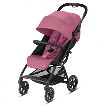Прогулочная коляска Cybex Eezy S + 2 BLK — Magnolia Pink с дождевиком и бампером