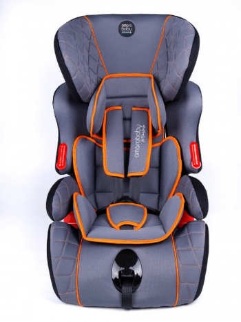 Автокресло Amarobaby Big trip — Серый/Оранжевый