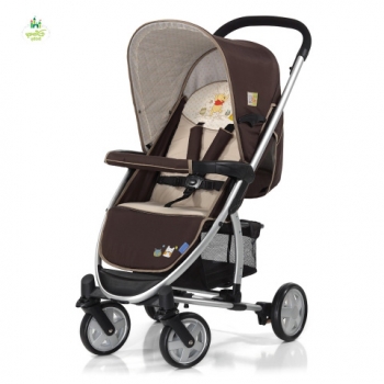 Прогулочная коляска Hauck Malibu — Pooh doodle brown