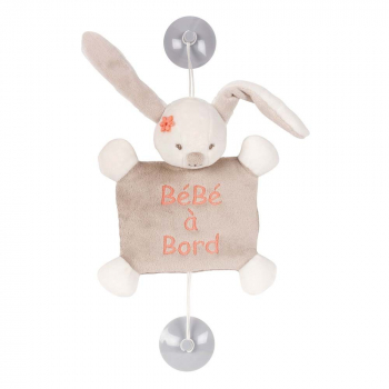 Игрушка мягкая Nattou Знак Baby on board Mia & Basile — Кролик 562324