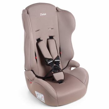 Автокресло Zlatek ATLANTIC Basic, гр. 1+2+3 — мокаччино