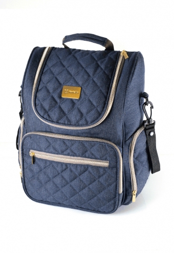 Рюкзак для мамы Farfello F3 — джинсовый
