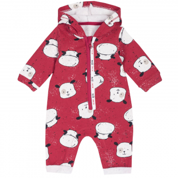 Комбинезон Chicco принт Milk, для мальчиков и девочек, цвет красный (ошибка)