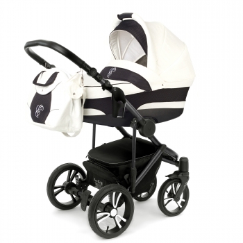Коляска для новорожденных Esspero Magic Pro (шасси Graphite) — White