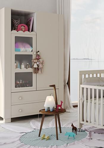 Детский шкаф Micuna Amelia Aran А-1718 — Sand