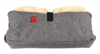 Меховая муфта для рук Kaiser Big Double — Anthracite Melange