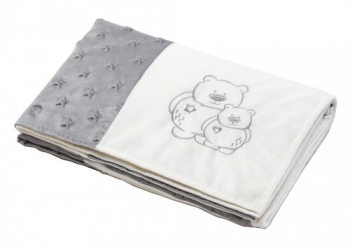 Плед BabyOno РATCHWORK в подарочной упаковке — Мишки