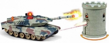 Танк в наборе YAKO (Бой р/у танка M1A2 и ДОТа, Масштаб 1:24) — M6571-3