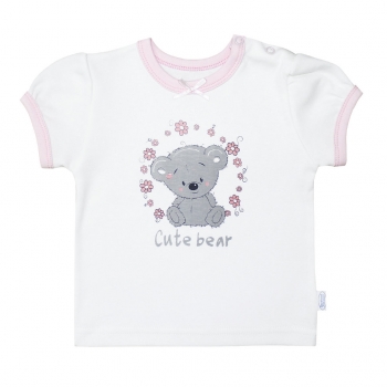 Фуфайка\футболка кор.рукав с плеч.заст. Веселый Малыш 