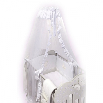 Балдахин для детской кроватки Feretti Velo "CHARME" — Bianco