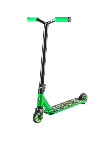 Трюковой самокат FOX PRO RAW-02 — зеленый