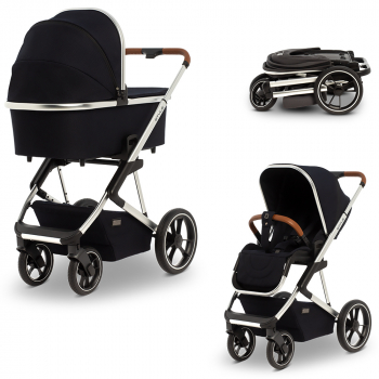 Коляска 2 в 1 Moon Style — Navy (204) 2020