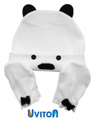 Набор шапочка и царапки Uviton — Bear