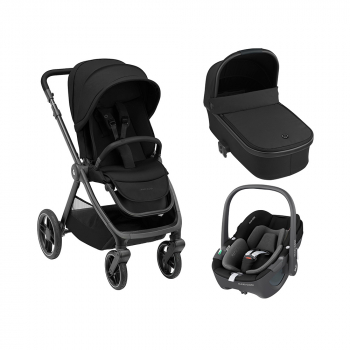 Коляска 3 в 1 Maxi-Cosi Oxford Pebble 360 — Essential Black