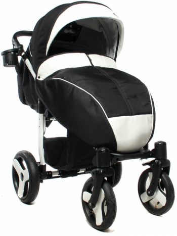 Прогулочная коляска Lepre Rally с сумкой для мамы — 06 Черный