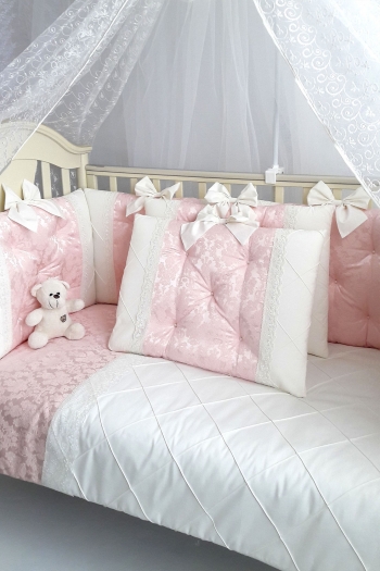 Комплект постельного белья Eco Line Мягкое Облако (11 предметов) — Розовый