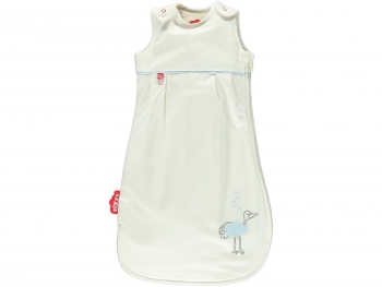 Спальный мешок Zizzz из овечьей шерсти 0-6 месяцев — Bird Dodo Lola - Sky Blue