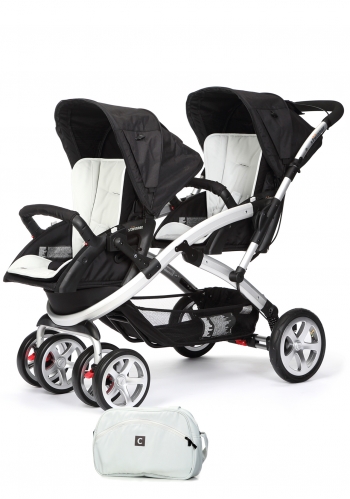 Коляска для двойни Casualplay STWINNER (без матрасиков) — Ice