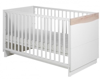 Детская кроватка Geuther Wave — белый/бук