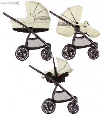 Коляска 3 в 1 Noordi Arctic Sport — 613 крем