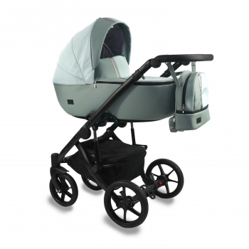 Коляска 2в1 BEXA AIR  — шалфей кожа+шалфей